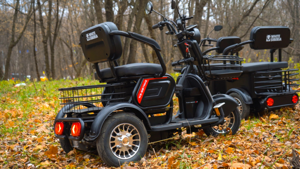 Электротрицикл WHITE SIBERIA SIBTRIKE 2000W