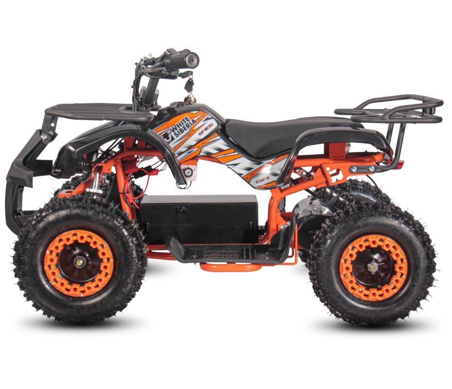 Детский электроквадроцикл WHITE SIBERIA SNEG MINI ORANGE